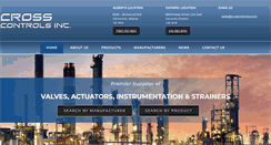 Desktop Screenshot of crosscontrols.com